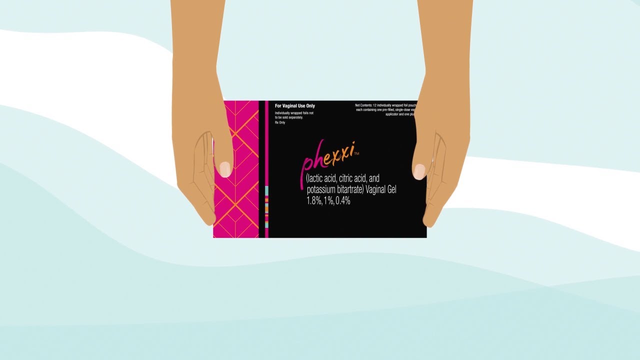 Do it the right way with Phexxi® (lactic acid, citric acid, and potassium bitartrate) ​