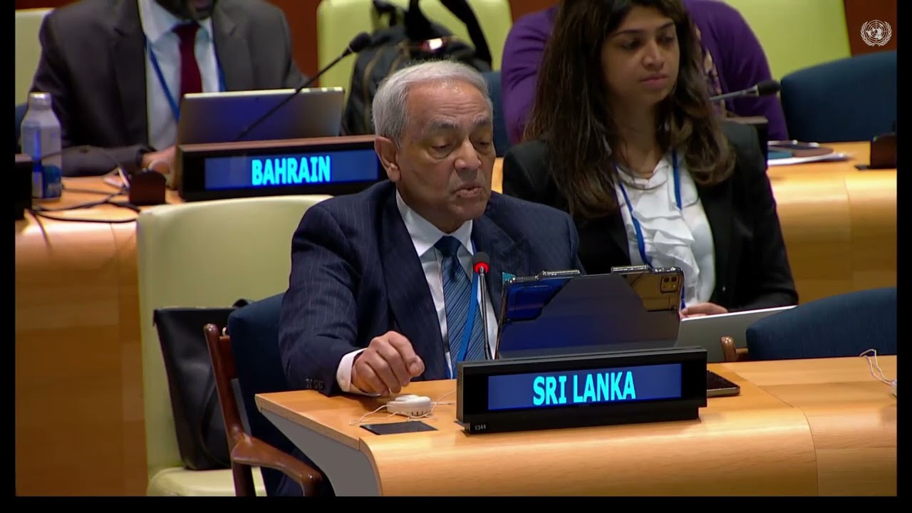 Statement by Ambassador Pieris at the 6 Committee on measures to eliminate International Terrorism