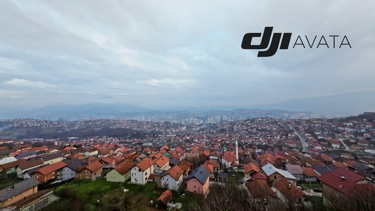 Sarajevo Aerial View | Cinematic Drone Footage from Žuć Hill | DJI Avata