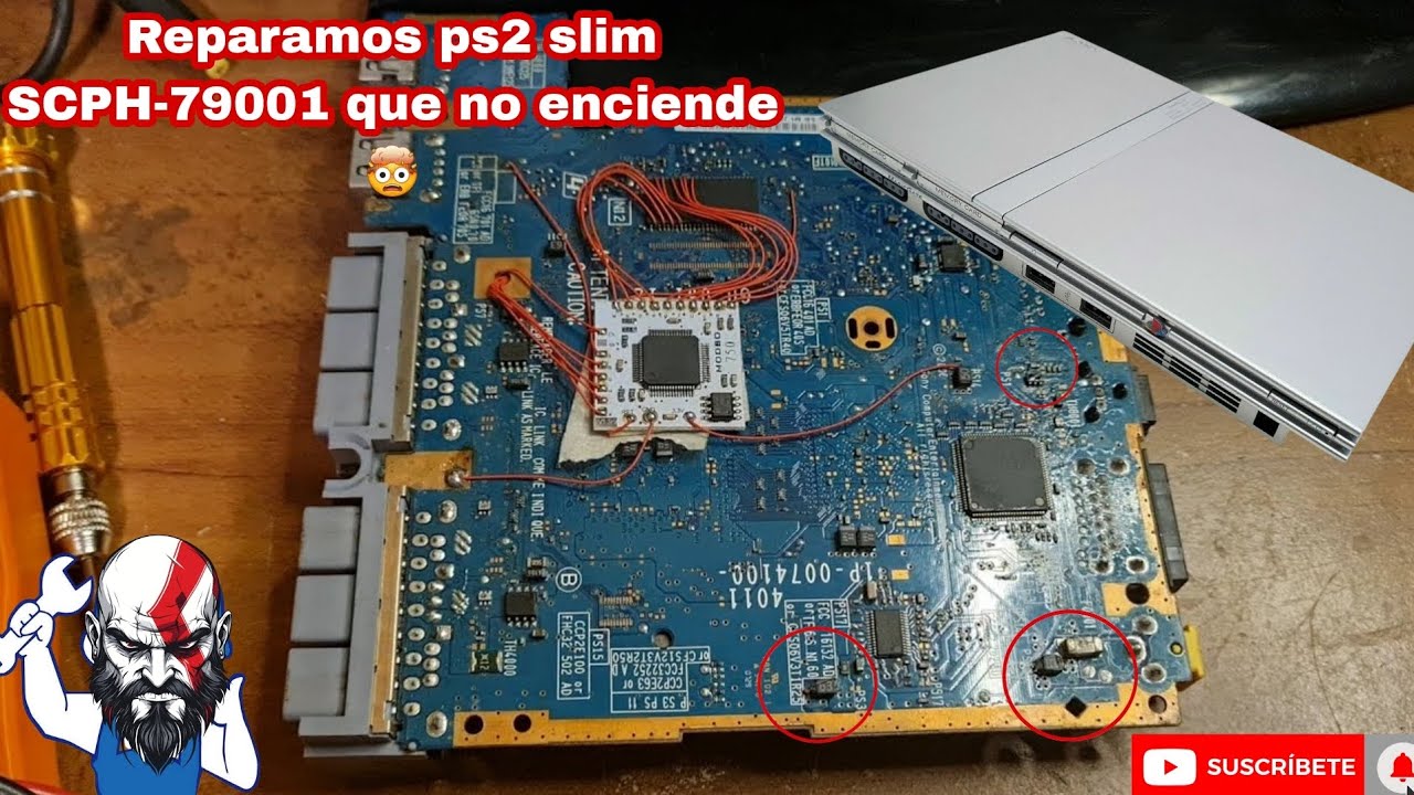 Reparamos Ps2 slim scph-79001 que no enciende 🤯🤯