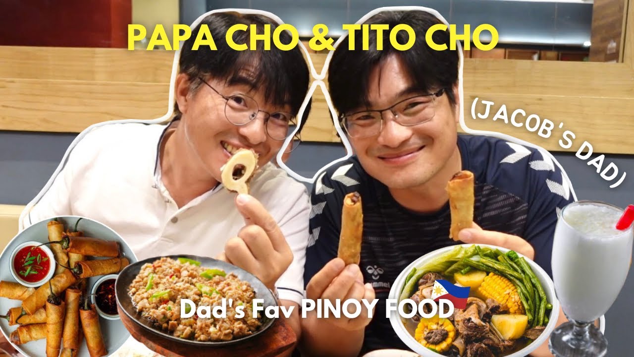 Introducing Dad's Favorite PINOY DISHES to his BROTHER 🇵🇭 (Trying What Jacob Loved)