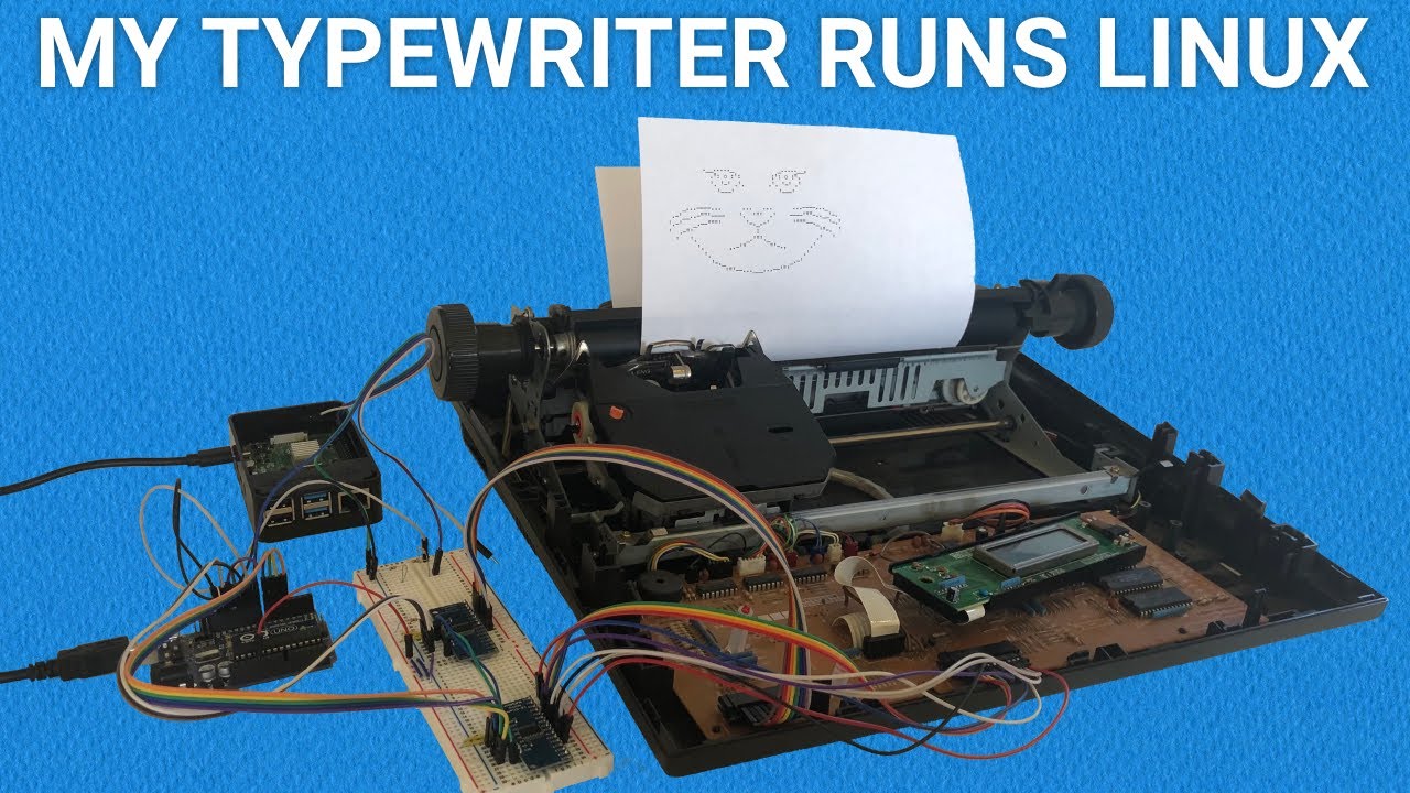 I'm turning my typewriter into a computer