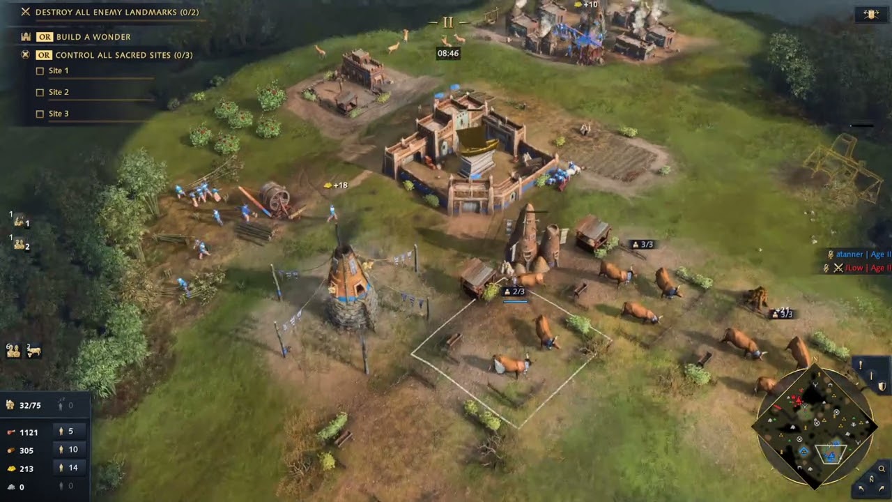 The Malian Steamroller - Pasture Rush - AOE4