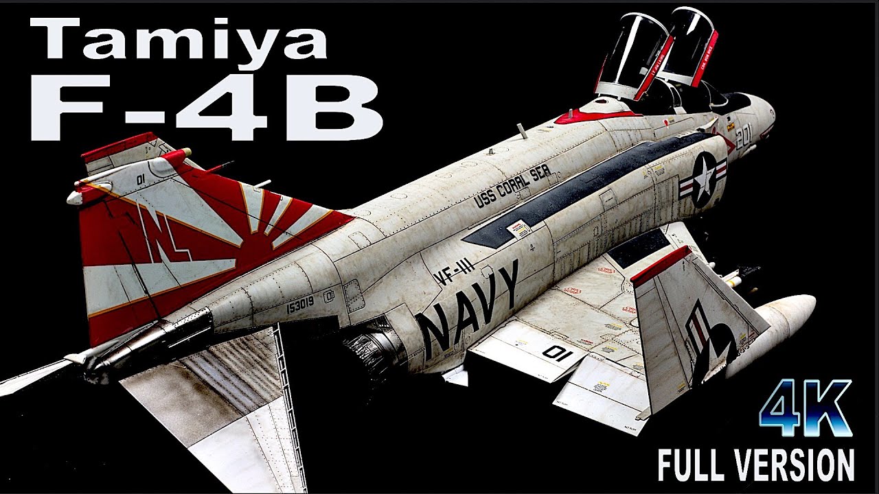 Building The Tamiya F-4B Phantom II (4K Full Version)