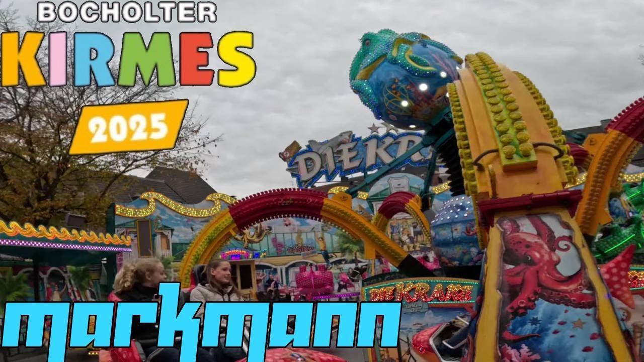 [Onride] Die Krake - Markmann - Bocholter Kirmes [10-20-2025][4K 120Hz]