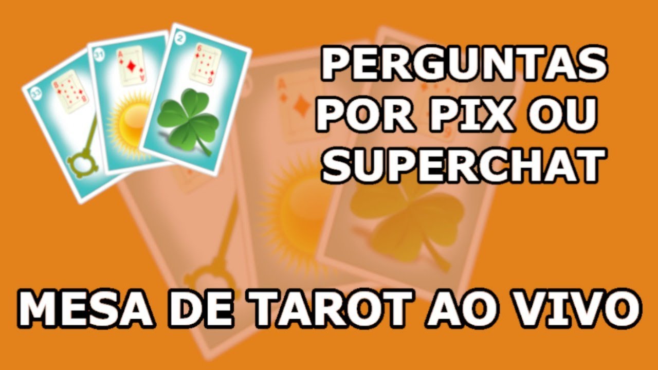 🔮Mesa de Tarot ao Vivo! LIVE FINALIZADA