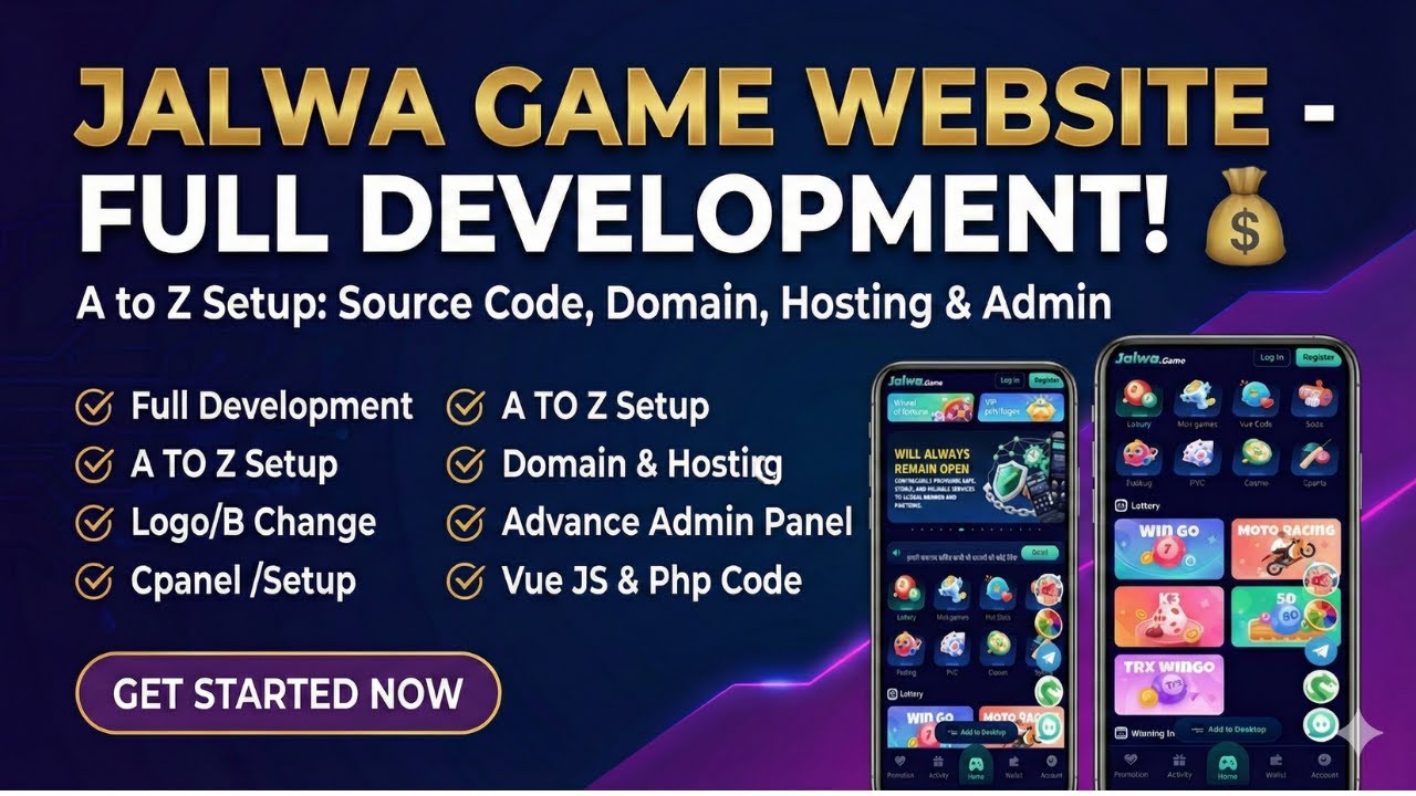 How to install Jalwa Game Source Code 2026 + API Integration