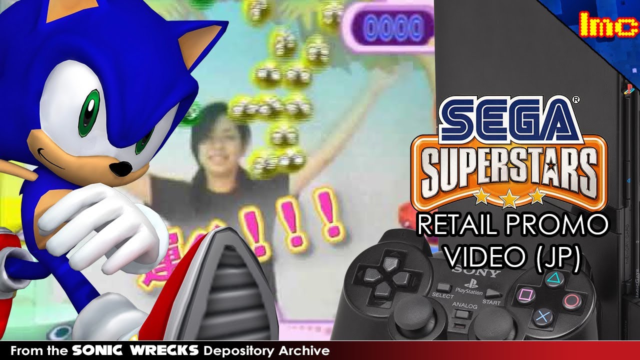 SEGA Superstars - Japanese Retail Advertising Promo