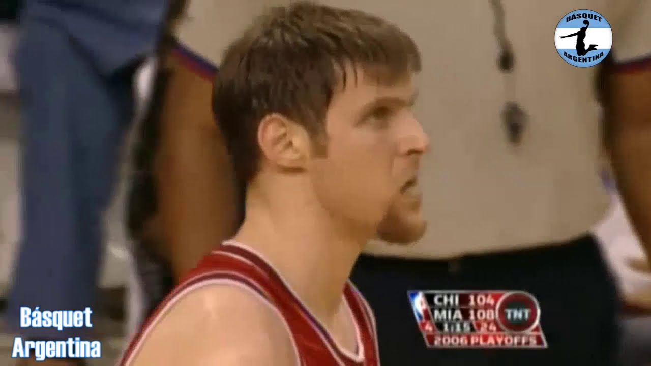 Record de puntos de Andres Nocioni en Playoffs | 30 PTS vs Miami Heat| Playoffs 2006 | Juego 2 |