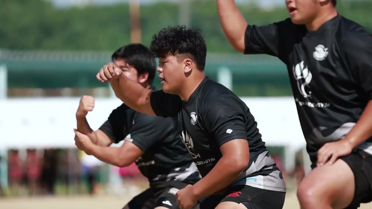栄徳高校ラグビー部　令和6年度体育祭・集団演技ハカ（Haka)
