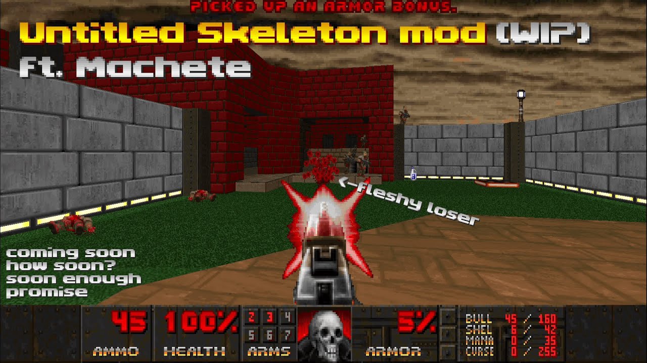 Untitled Skeleton mod for Doom preview (MBF21)