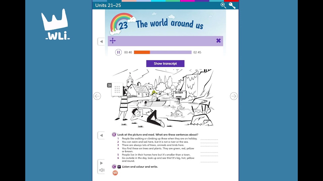 UNIT 23: THE WORLD AROUND US | AUDIO BOOK FUN FOR MOVERS | SÁCH TIẾNG ANH CHO BÉ | WLi