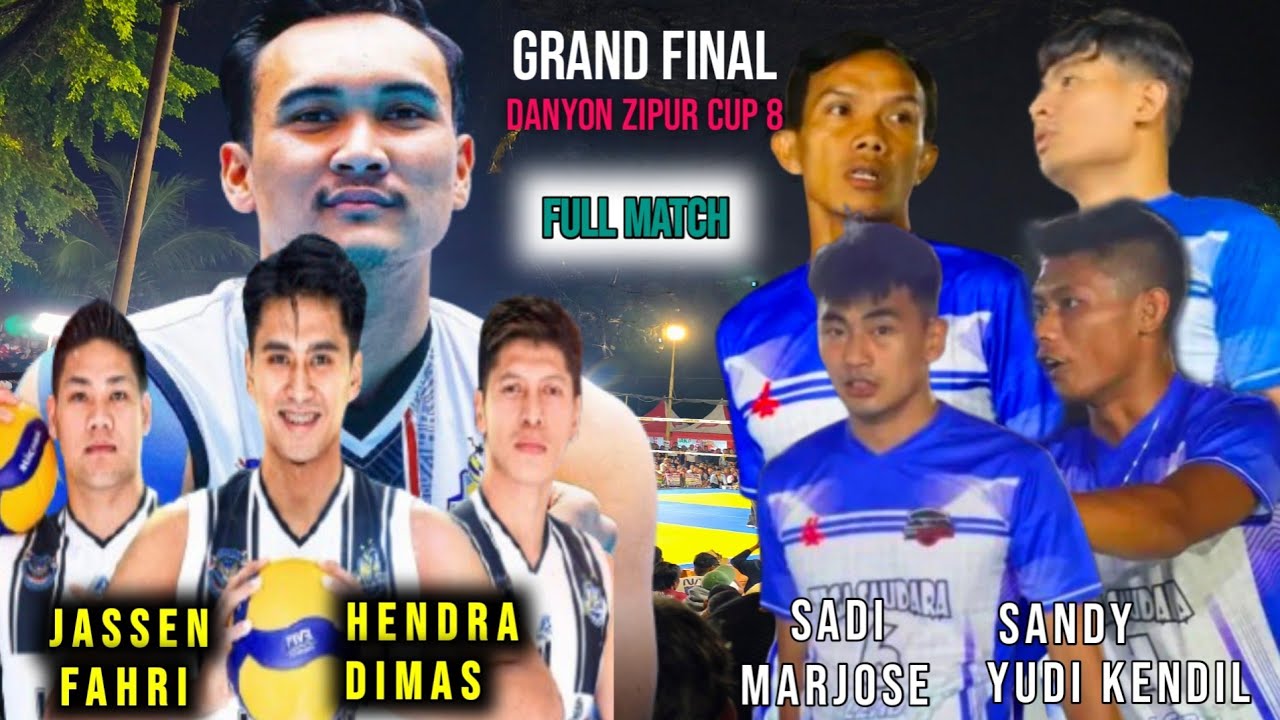 GRAND FINAL DANYON ZIPUR CUP 8 I RAJA SAPI vs TIGA SAUDARA #volitarkam #volyball