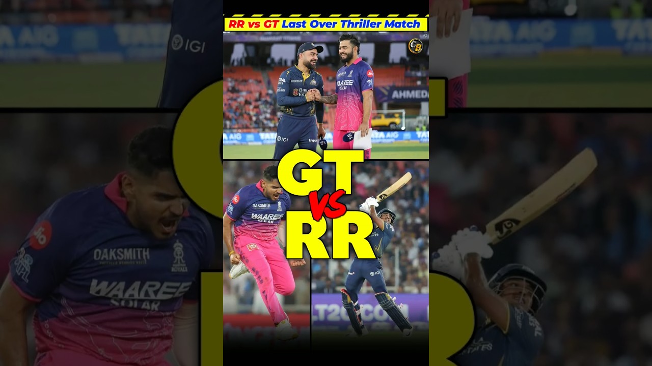 GT vs RR Last Over Thriller 😱 RR snatches victory! | #ipl2026 #shorts