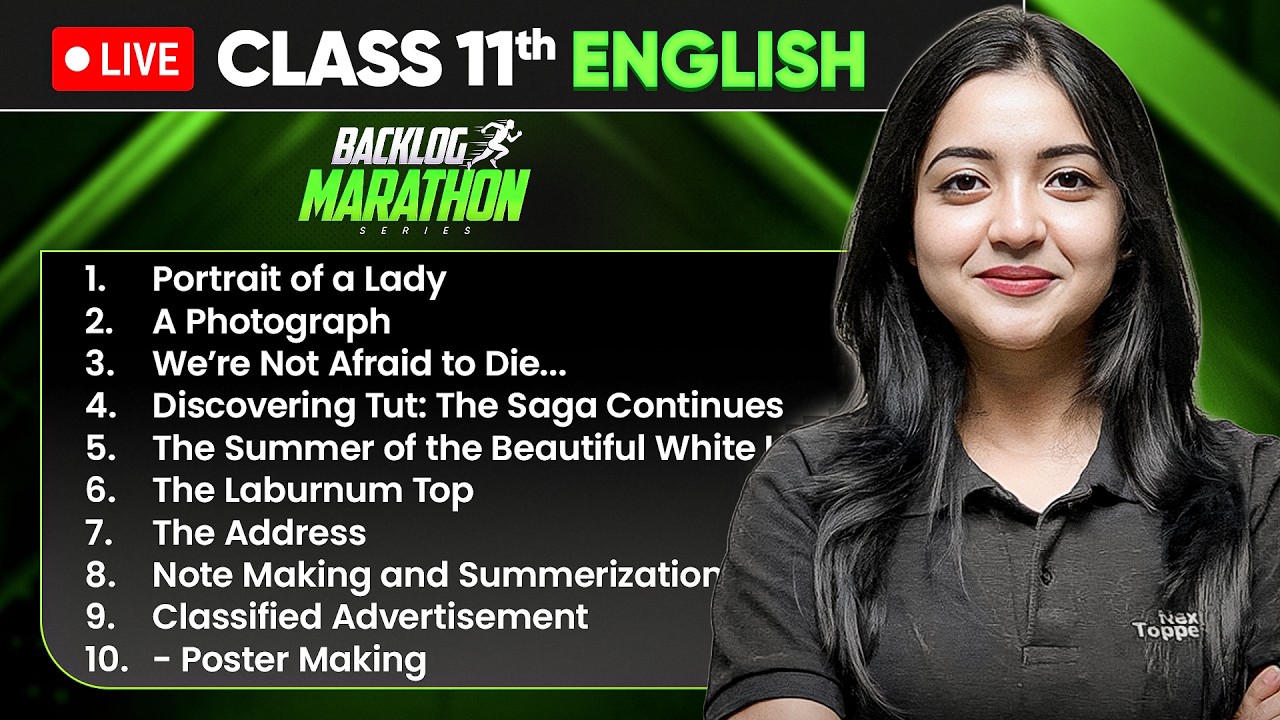 Class 11th English- BACKLOG MARATHON 2026-27🔥| Prarambh 2.0 Launched | 7 Chapters in One Shot