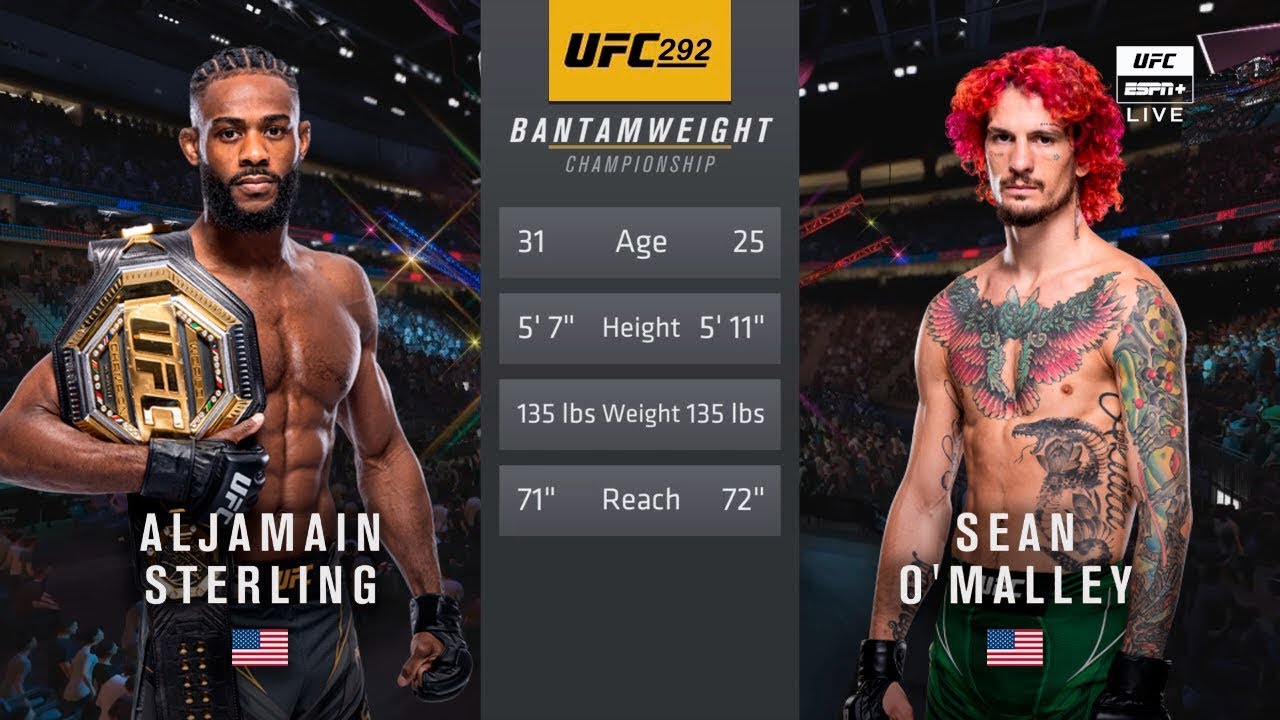 UFC 292: Aljamain Sterling vs. Sean O&rsquo;Malley (Full Fight)