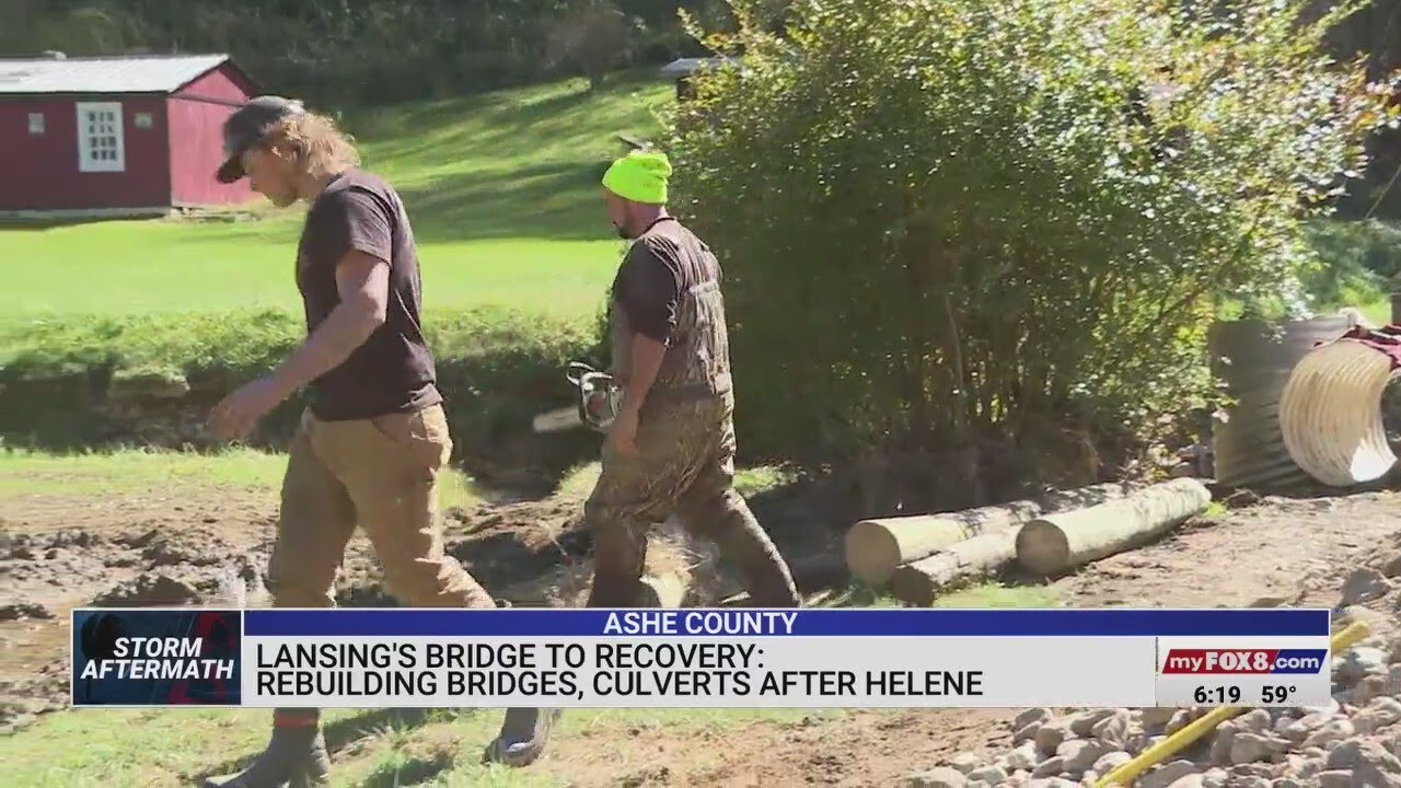 New nonprofit builds bridges to connect Ashe County community after Helene