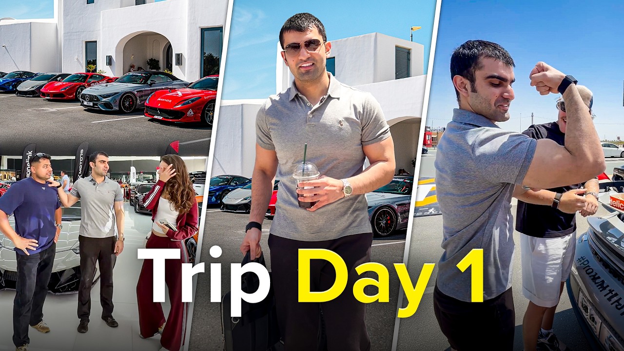 Trader's 300,000$ AbuDhabi Trip with  25 Supercars