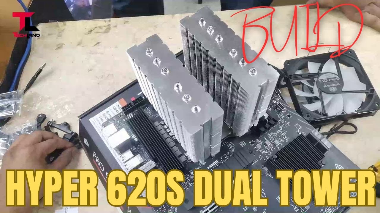 Hyper 620S Dual Tower CPU Air Cooler Cooler Master Installation Guide & Unboxing | Tech Land