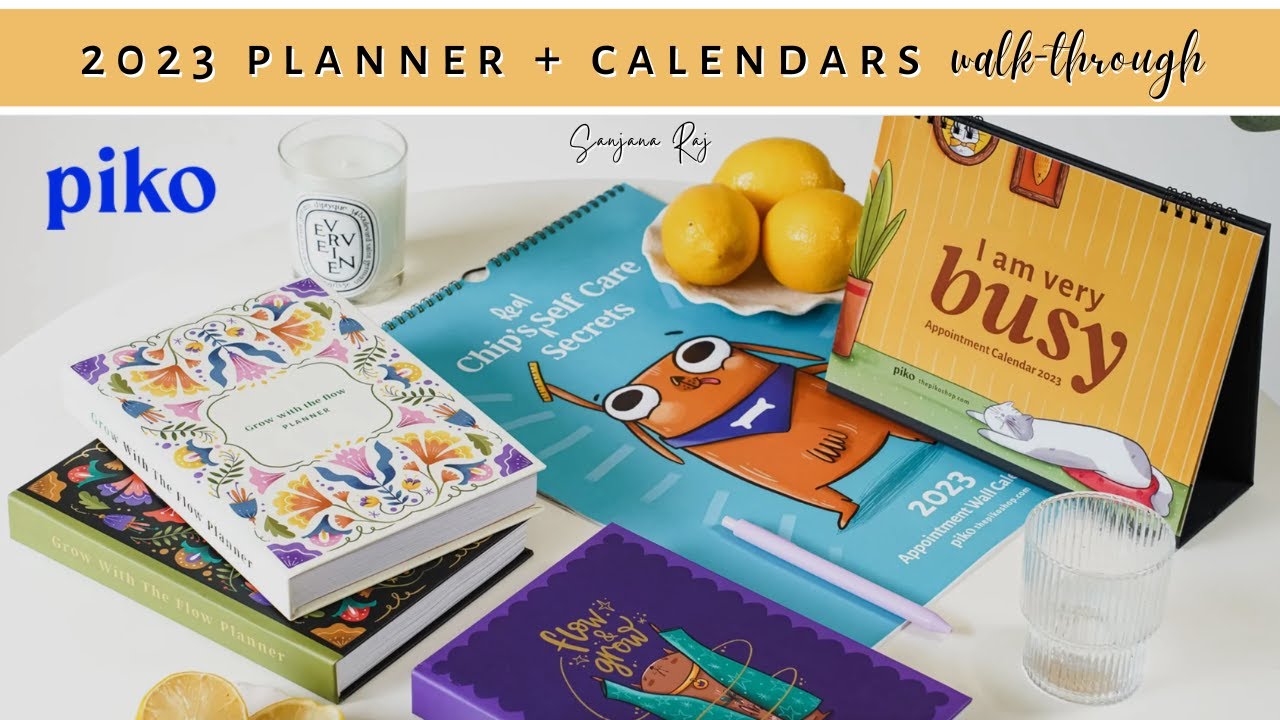 The Piko Shop 2023 Planner and Calendars Walkthrough | Indian Planners 2023 | Sanjana Raj