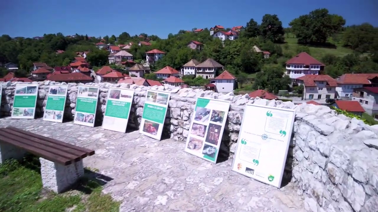 Fortress Tesanj, Bosnia & Herzegovina by Drone