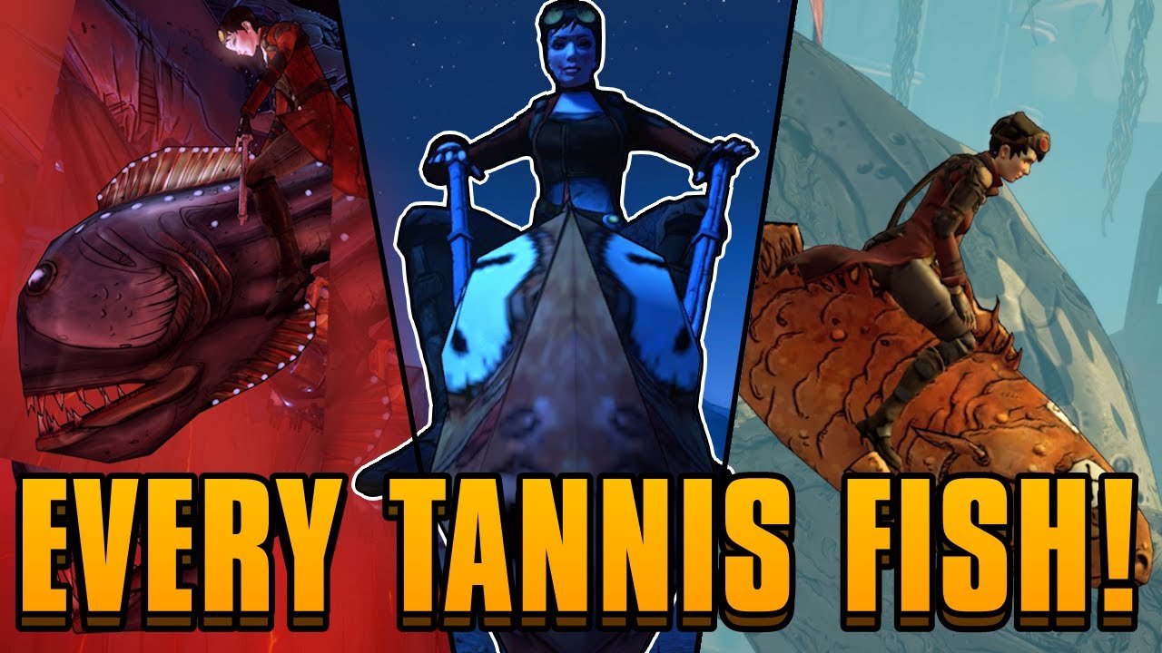 TANNIS RIDING A FISH IN EVERY BORDERLANDS GAME!!