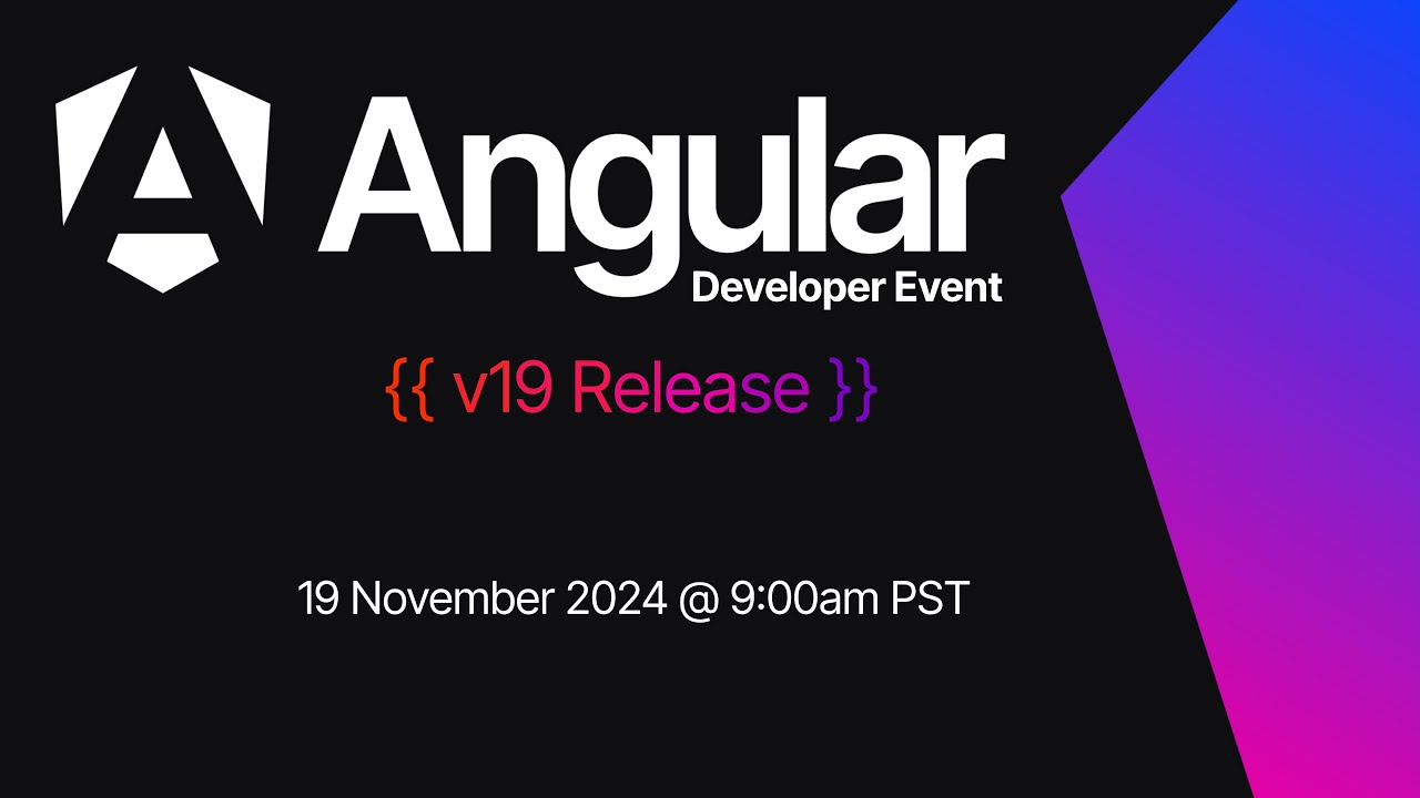 Мероприятие для разработчиков Angular v19