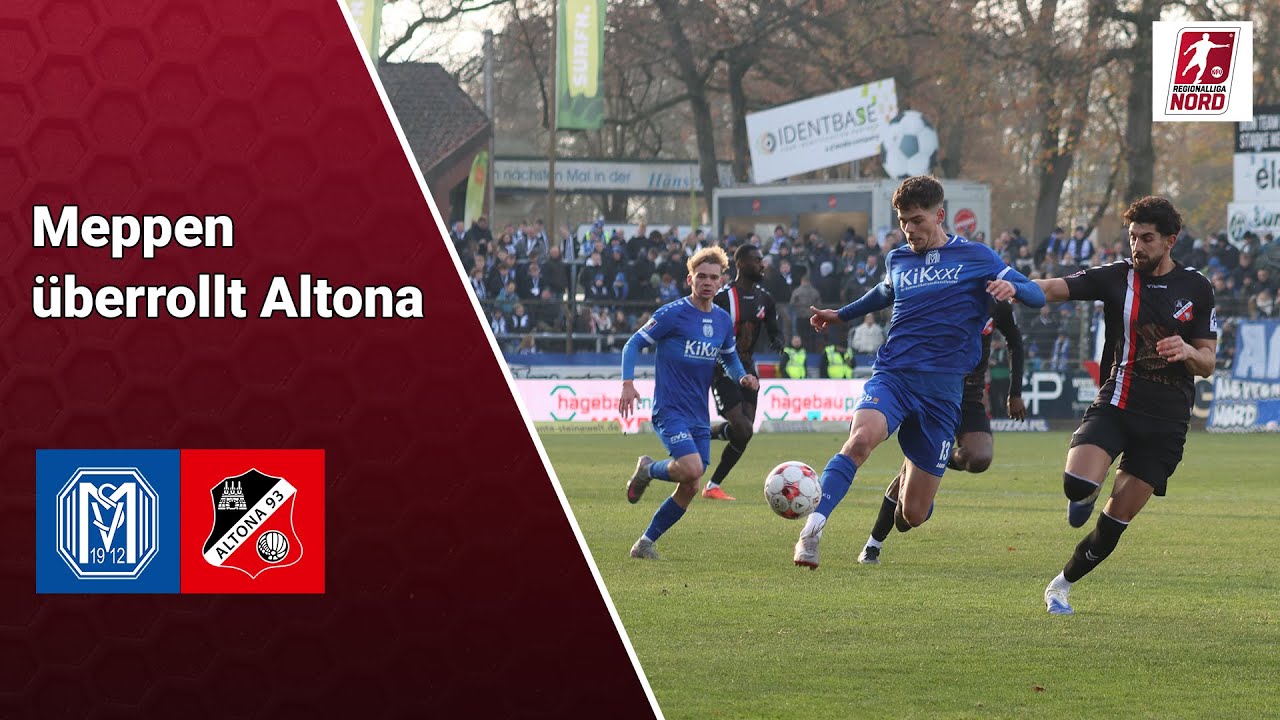 SV Meppen - Altona 93 | Regionalliga Nord 20. Spieltag