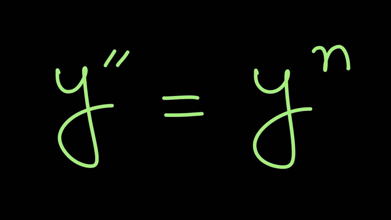 An interesting case study in differential equations