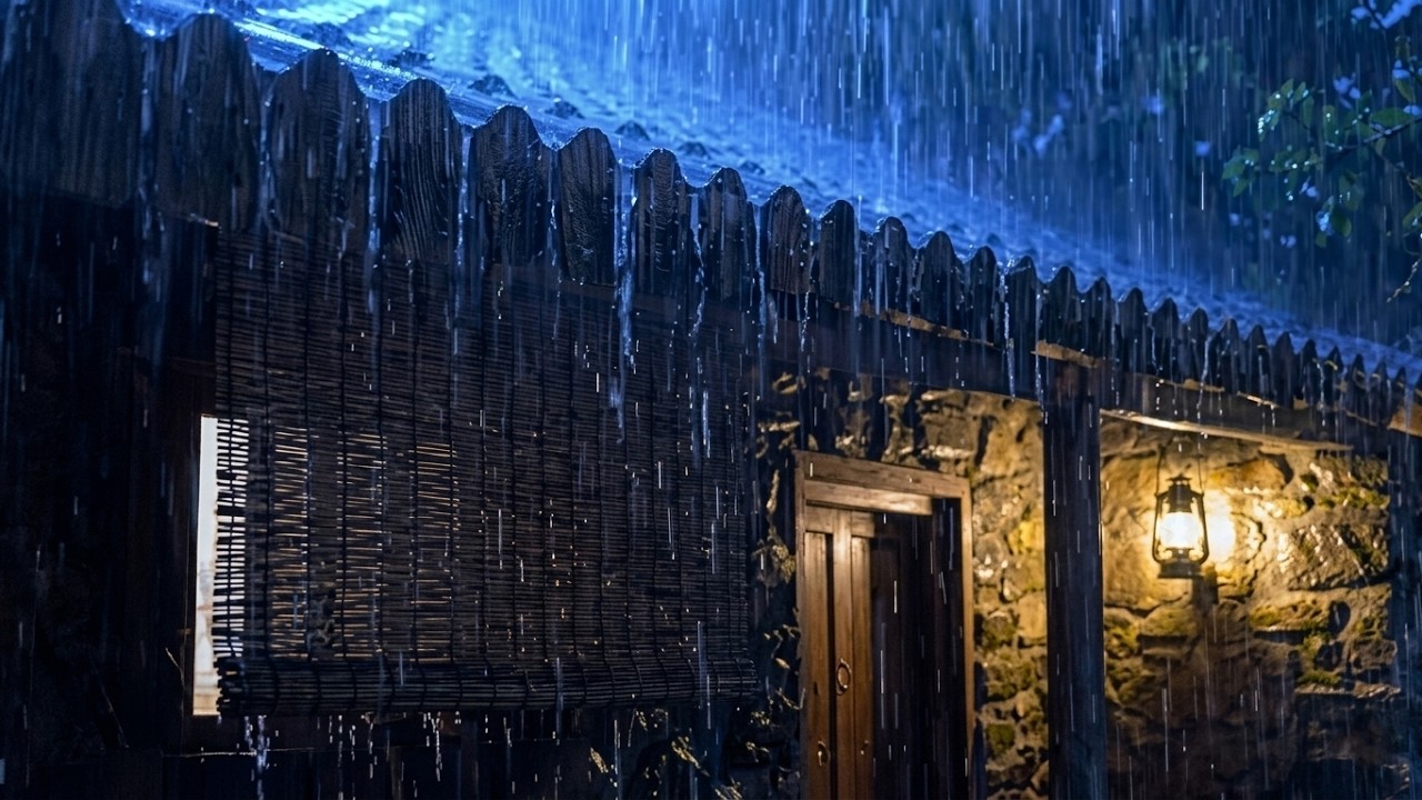 Heavy Rain and Thunder Sounds for Sleeping on Tin Roof – Rain Sounds to Fall Asleep in 5 Minutes
