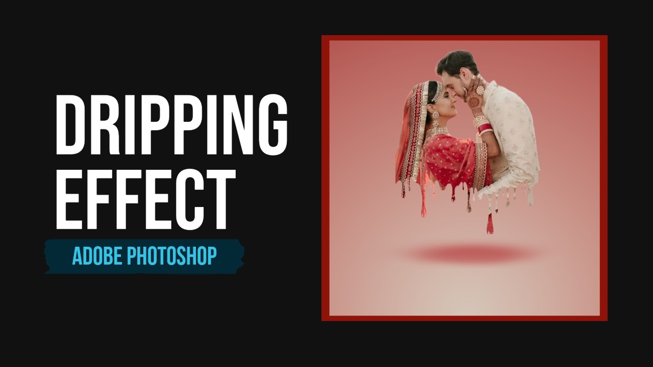 Dripping Effect In Adobe Photoshop | Photoshop Me Dripping Effect