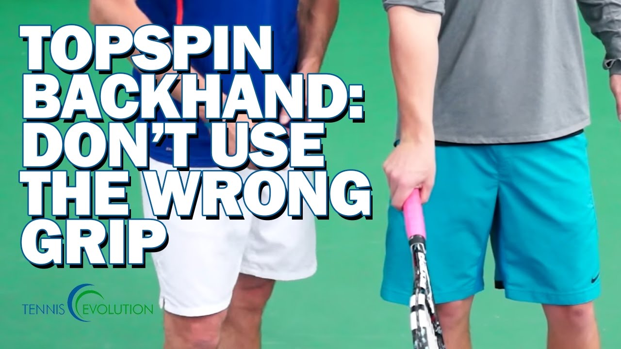 ONE HAND BACKHAND TENNIS TIP | Use An Eastern Backhand Grip Like The Pros