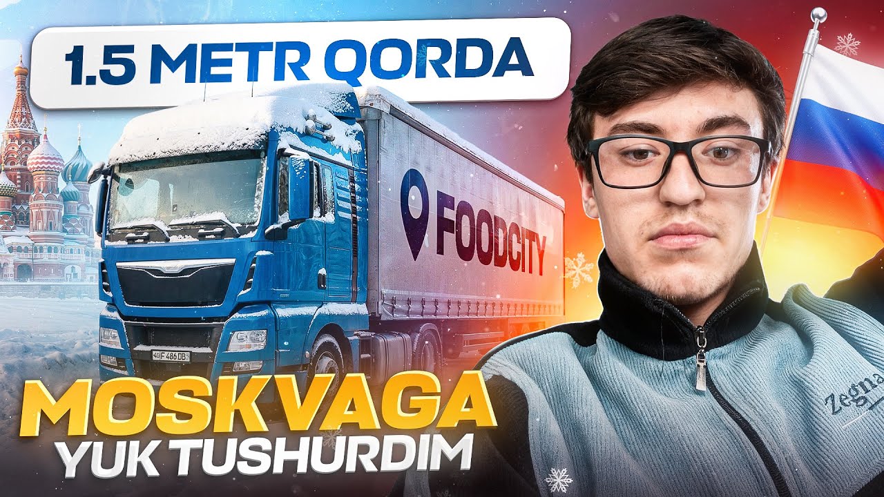 Qor sabab juda kaatta PROPKA 😐 MASHINAM AYLANIB QOLDI 🚚