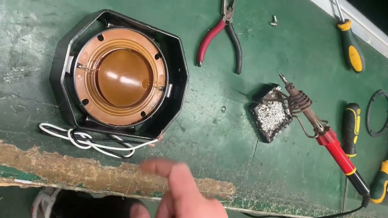 How to change the copper coil of the siren speaker from Golddeer China