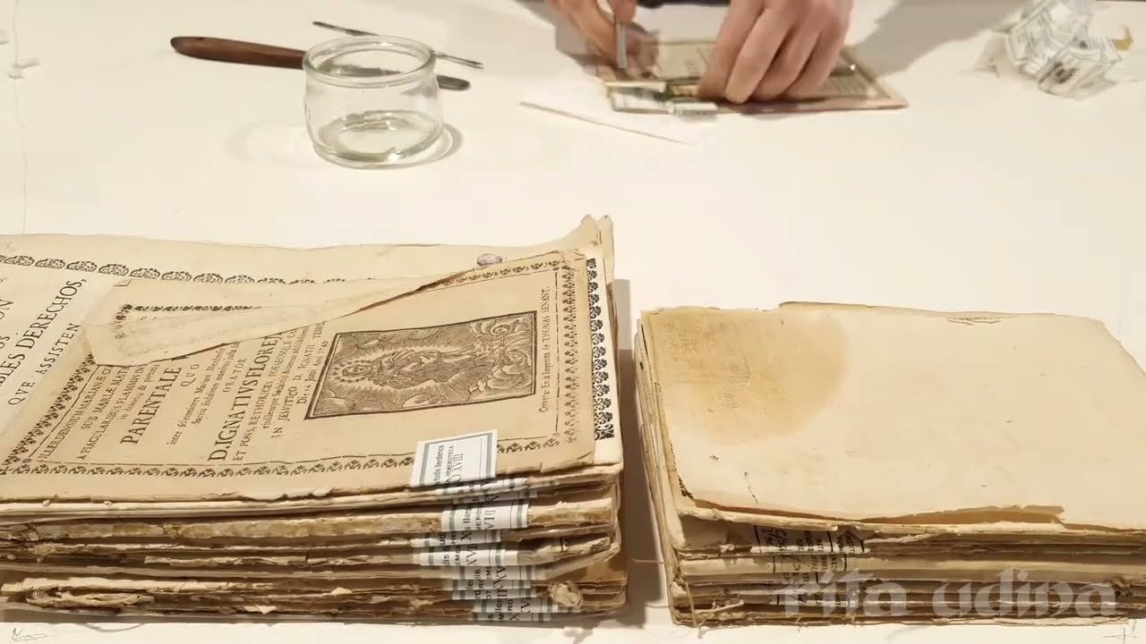 Label removal from historical collection