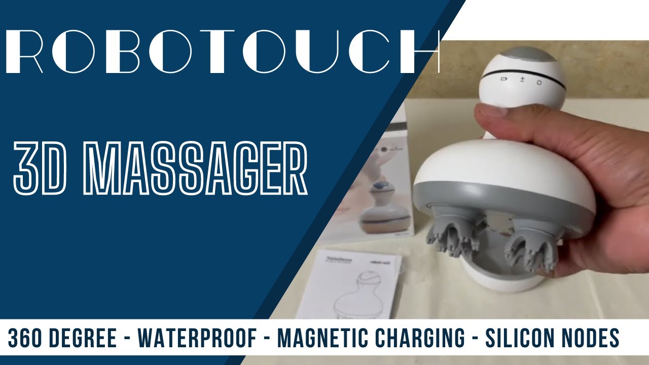 Robotouch 3D Scalp Massager Rechargeable Waterproof TrichoDerma