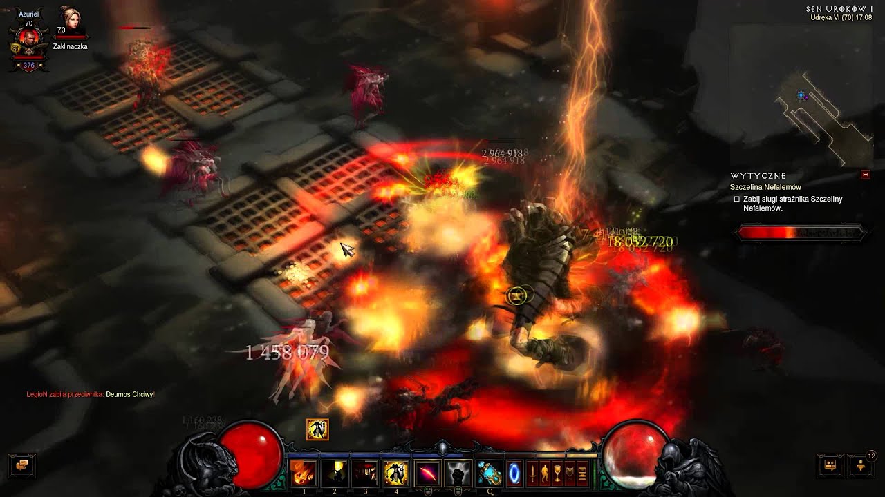 Diablo 3 RoS - Fire Crusader vs Nephalem Rift Torment 6 Solo