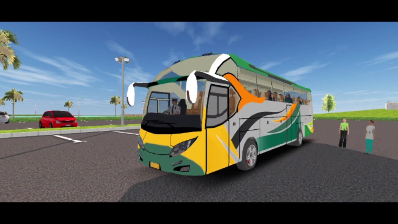 US Highway Bus Driving