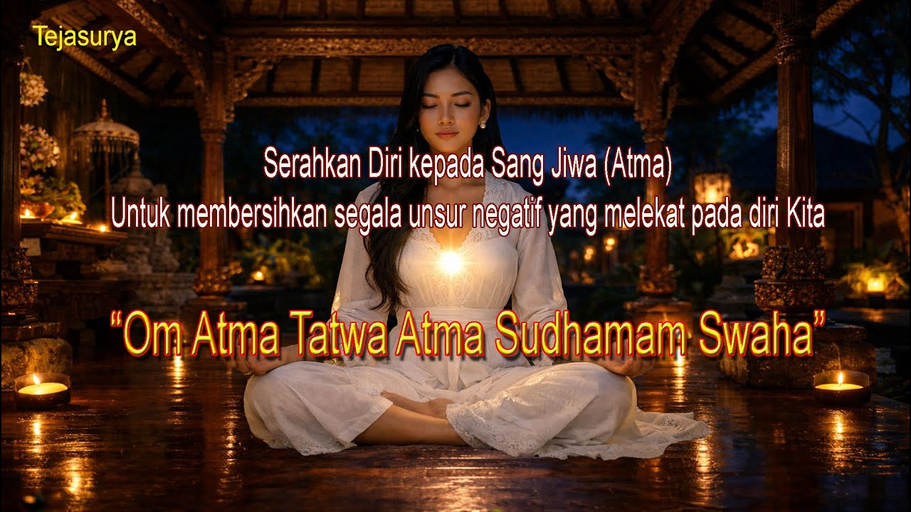 Om Atma Tatwa Atma Sudhamam Swaha - Mantra untuk membersihkan diri dari segala energi negatif