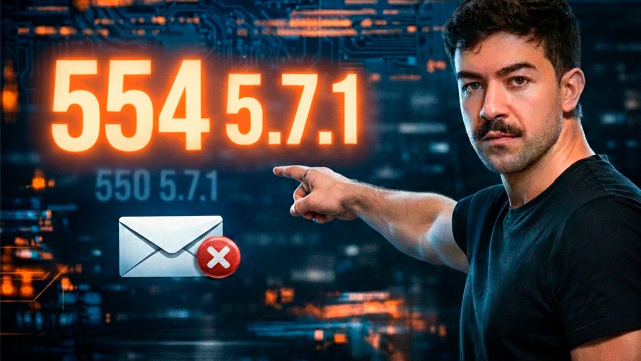 SMTP Error 554 5.7.1: What It Is and How It Differs from 550 5.7.1