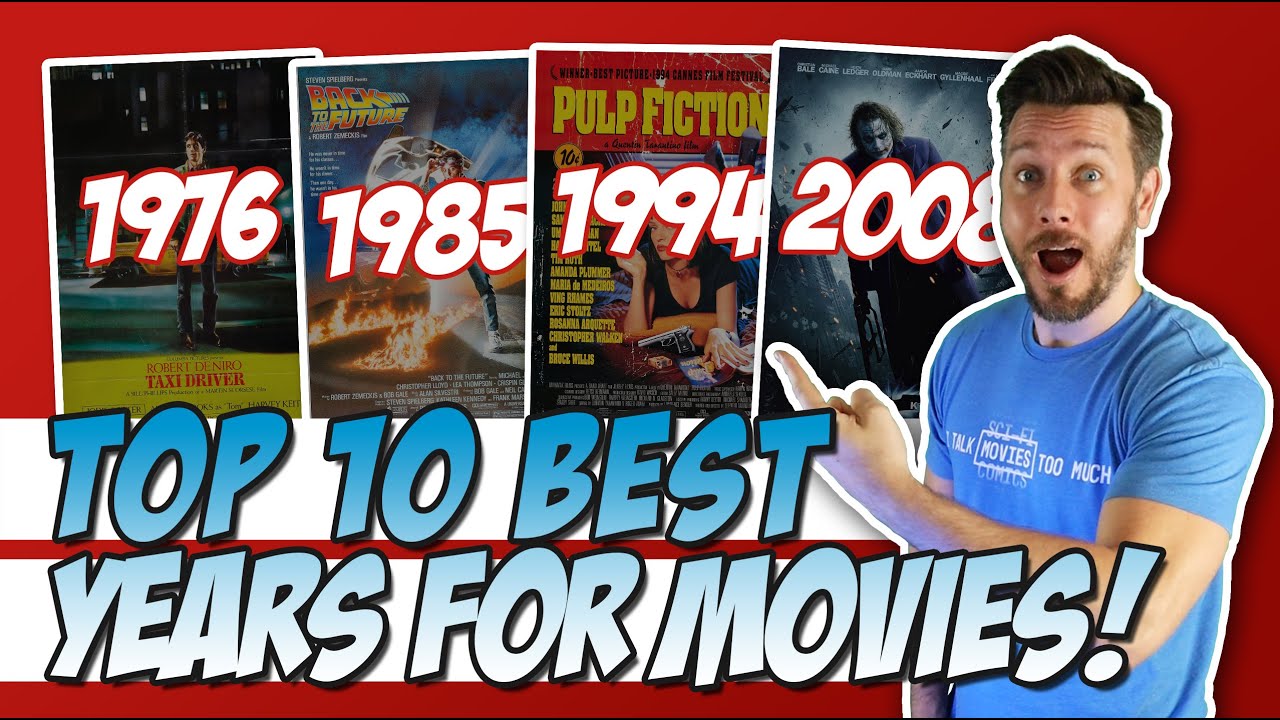 10 лучших годов для кино!