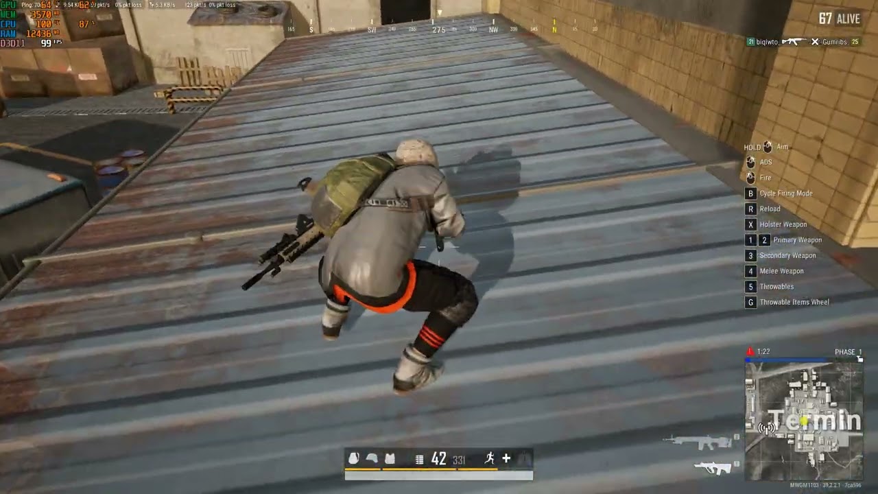 Playerunknown's Battlegrounds intel 6th gen 6700k /gtx 1060 6gb