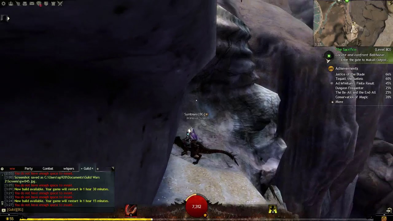Kusini Crossing Mastery Point with Raptor Gw2