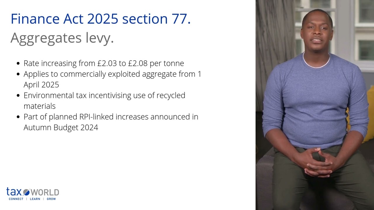 Finance Act 2025 section 77. Aggregates levy.