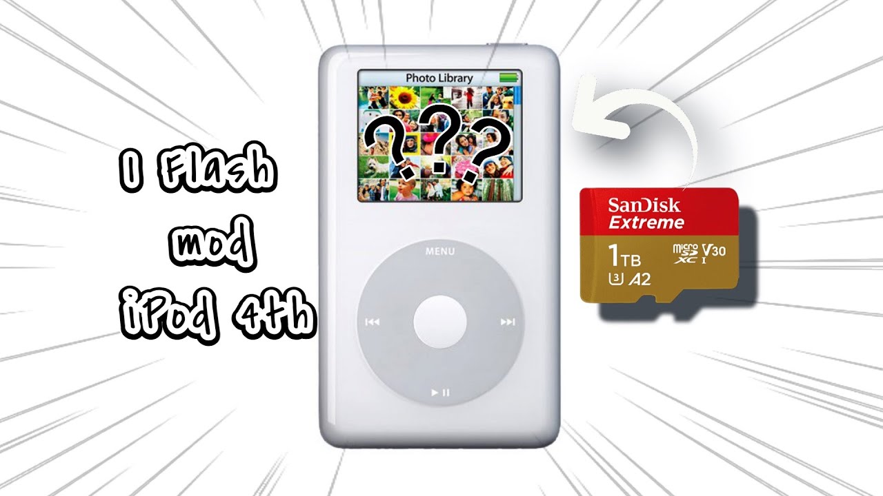 I flash mod an iPod 4th !