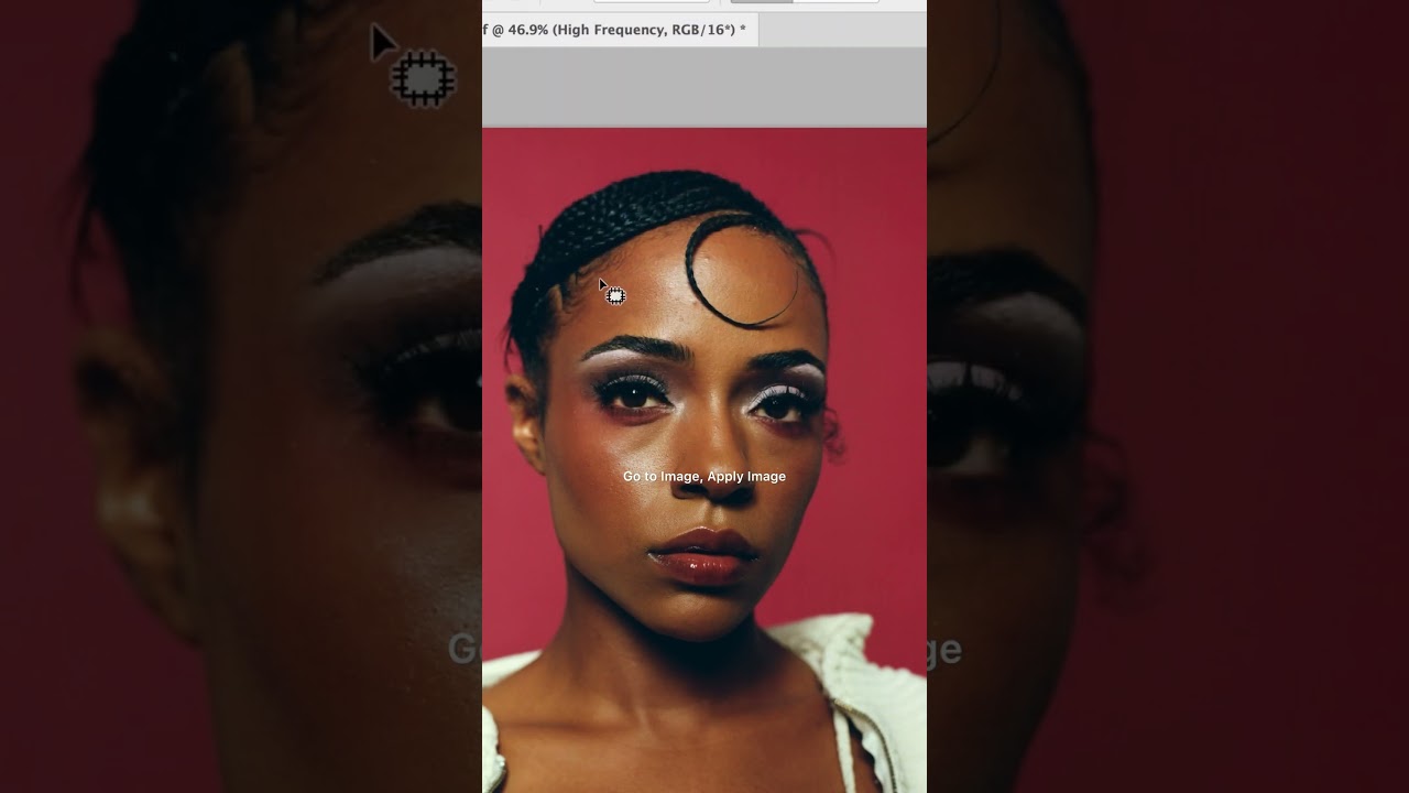 How I edit skin in photoshop using frequency separation! 🪄🎞️