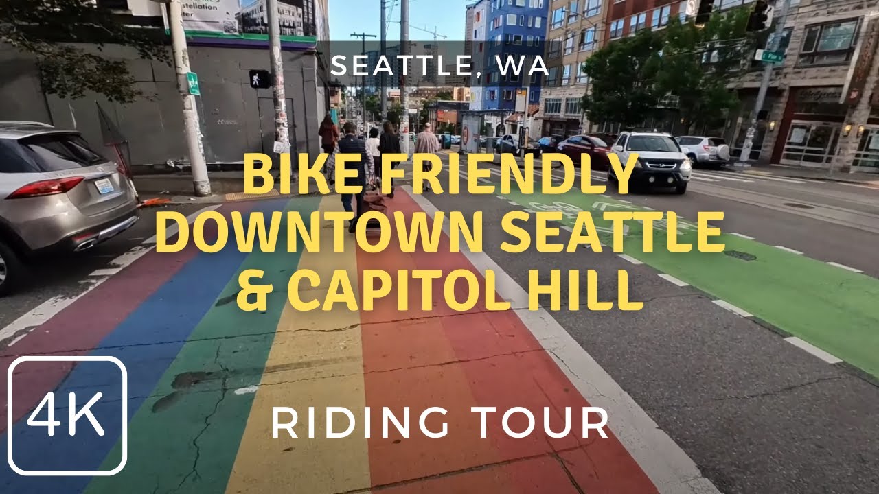 Let's Ride the Bike Lanes In Capitol Hill and Downtown Seattle to Pike Place | Seattle, WA