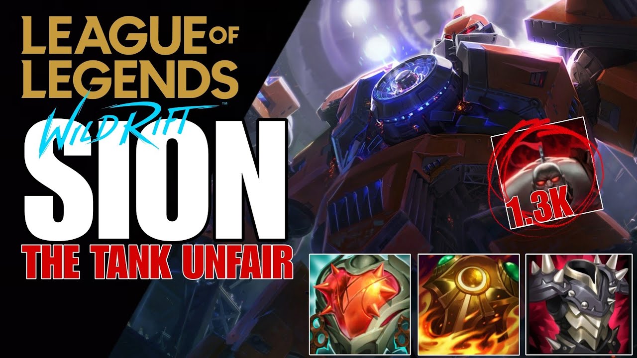 WILD RIFT: SION INFINITE SCALLING ONE OF THE BEST SOLO CARRY