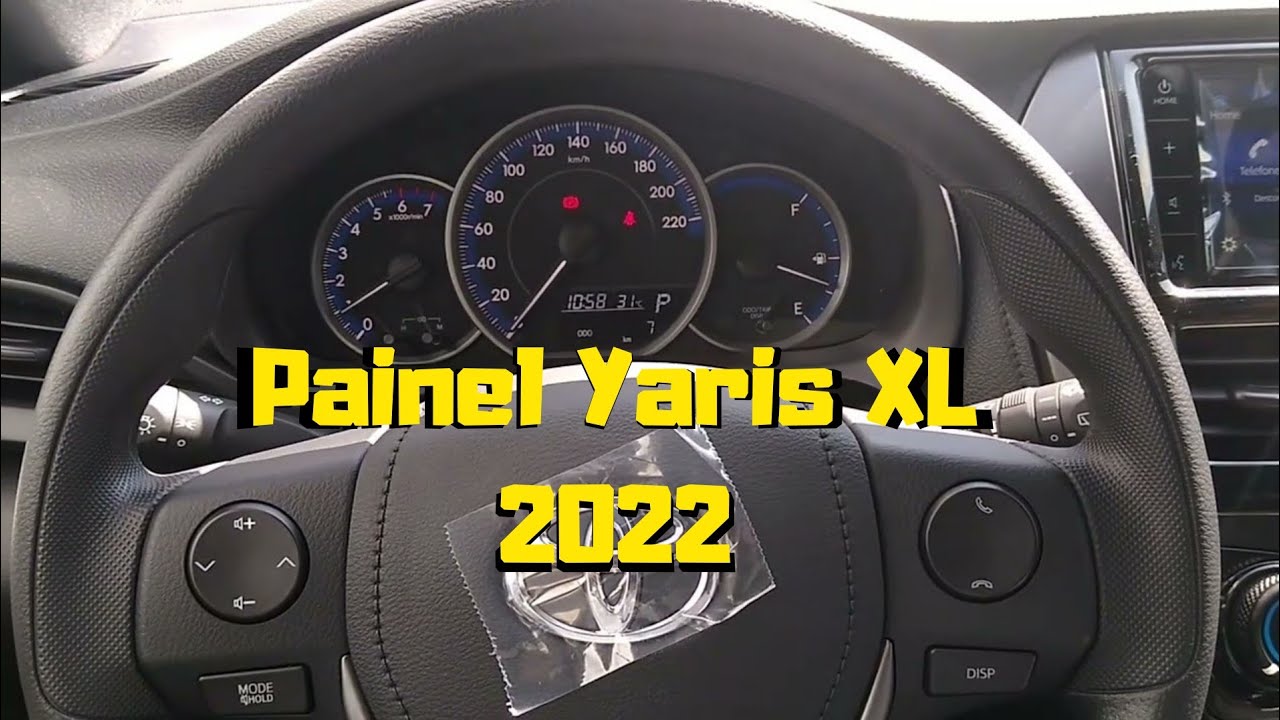 Yaris XL 2022, Itens, Painel entrega técnica Toyota.