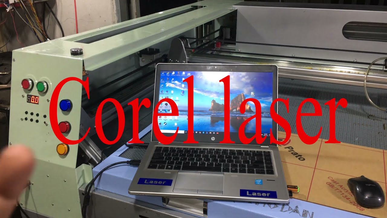 Full sử dụng Máy Laser CO2 board Corel Laser (1390 135w)